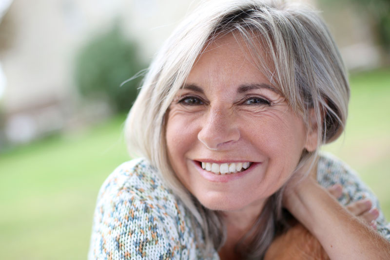 dental patient smiling